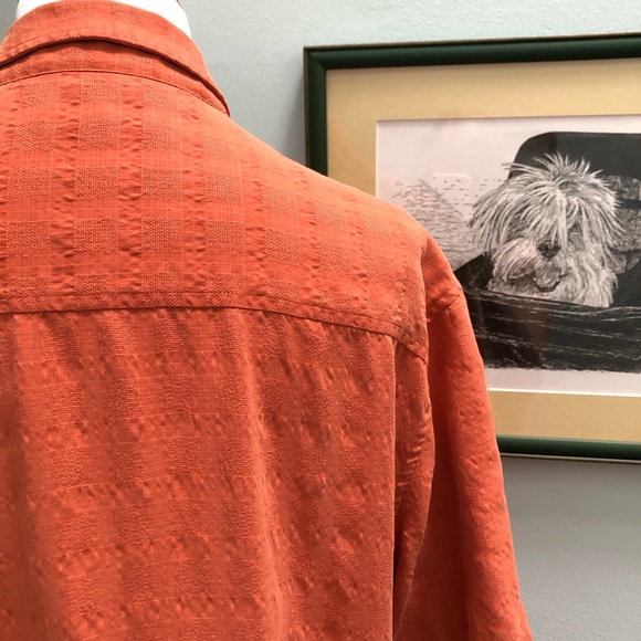 Age of Wisdom MAN’s Casual Textured Weave Shirt - Picture 6 of 10